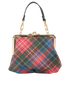 Granny Frame Tartan Crossbody, back view